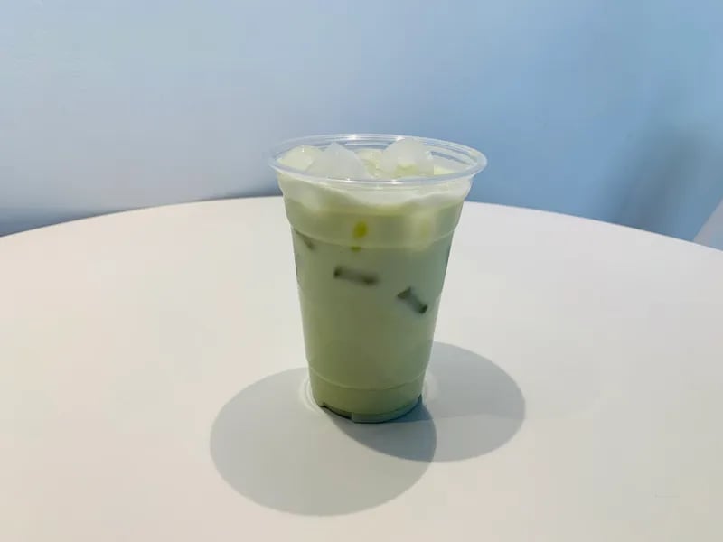 Matcha latte frio